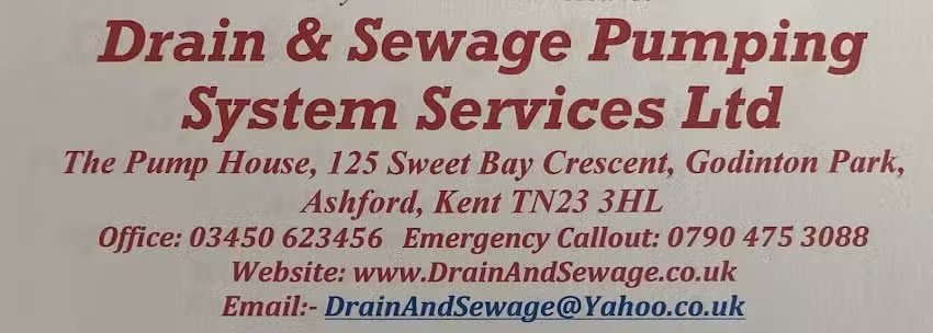 Drain and Sewage Pumping System Services Ltd